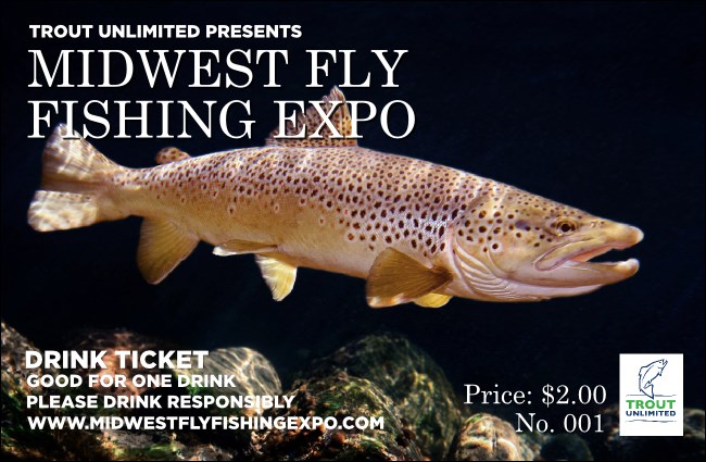 TU Brown Trout Drink Ticket Product Front