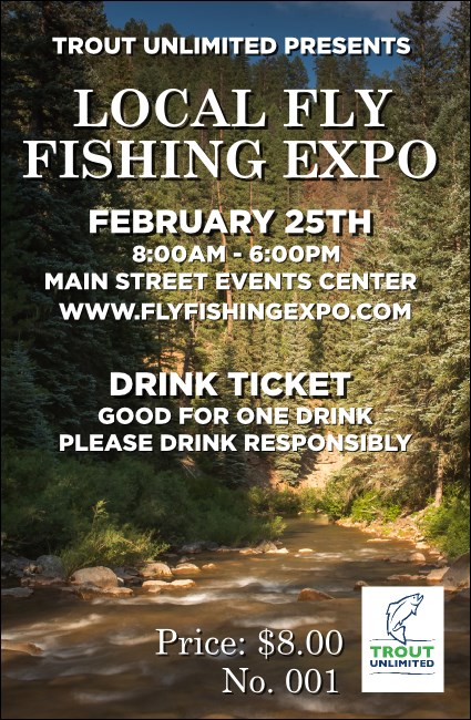 TU River in Pines Drink Ticket Product Front