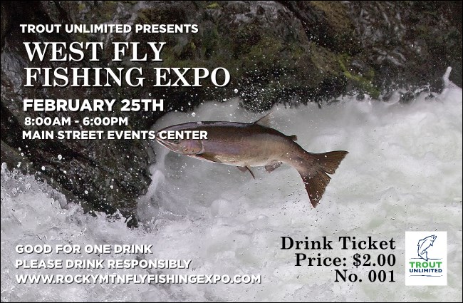TU Steelhead Trout Drink Ticket
