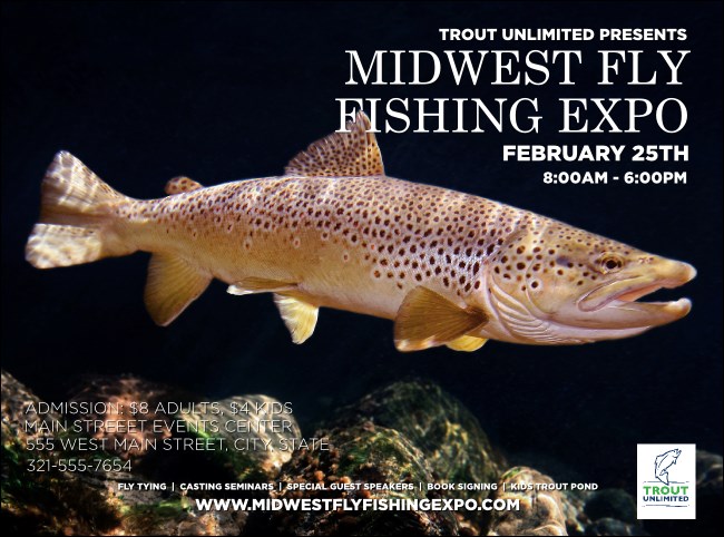 TU Brown Trout Flyer Product Front