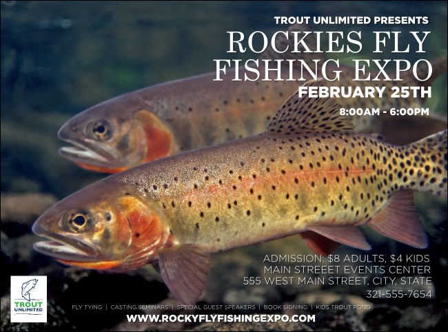 TU Cutthroat Trout Flyer Product Front