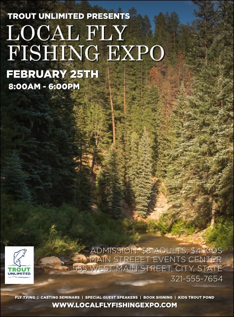TU River in Pines Flyer Product Front