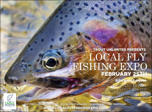TU Rainbow Trout Flyer Product Front