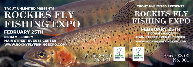 TU Cutthroat Trout Event Ticket Product Front