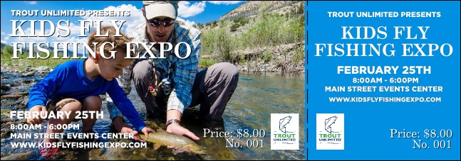 TU Kids Event Ticket Product Front