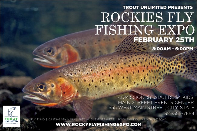 TU Cutthroat Trout Poster Product Front