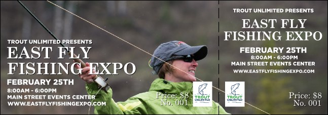TU Woman Fishing Event Ticket Product Front