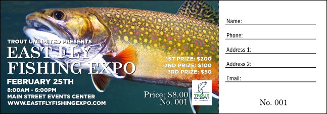 TU Brook Trout Raffle Ticket