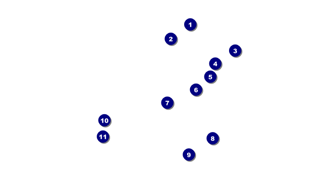 TU Chapter Business Card Front Field Markers