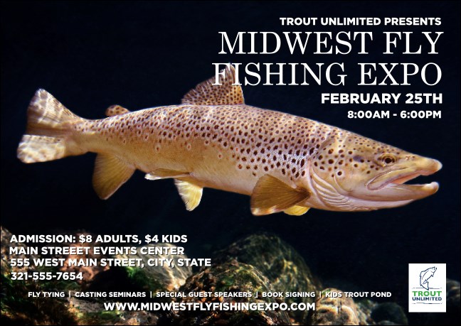 TU Brown Trout Postcard Mailer