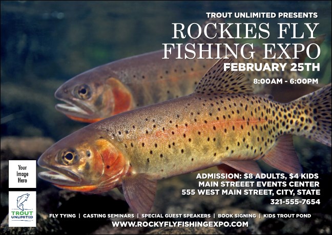 TU Cutthroat Postcard (with image upload) Product Front