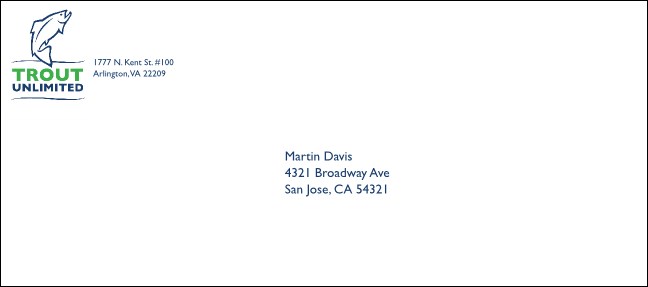 TU CSV #9 Envelope
