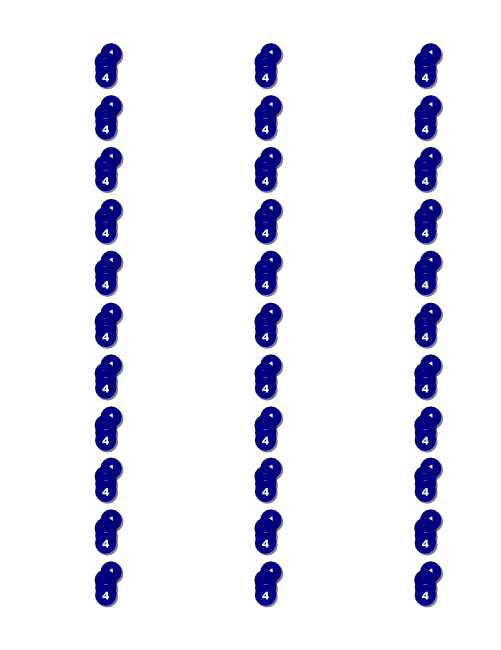 TU Cutthroat Address Labels Front Field Markers