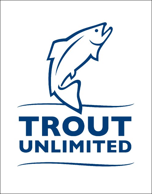 Trout Unlimited Blue Logo Sticker (Small) Product Front