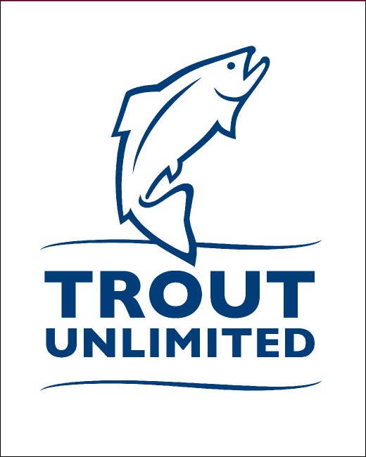 Trout Unlimited Blue Logo Sticker (Medium) Product Front