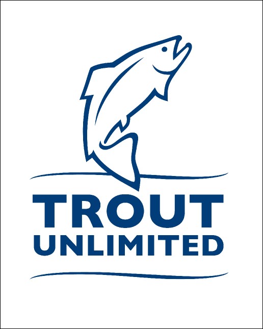 Trout Unlimited Blue Logo Sticker (Large) Product Front
