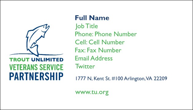 Veteran Business Card Product Front
