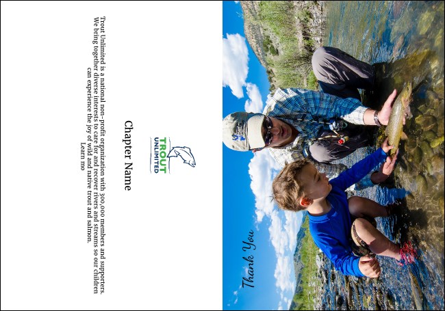 TU Kids Thank You Card Product Front