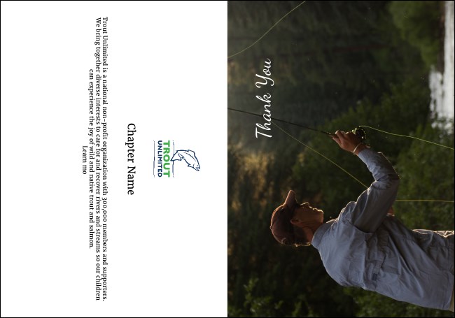 TU Small Stream Thank You Card