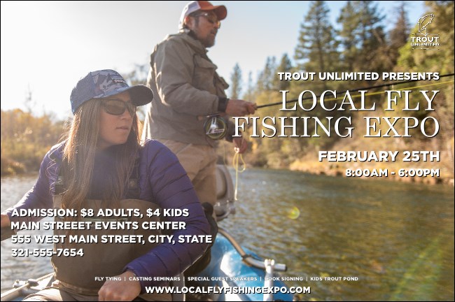 TU Drift Board Fishing Poster Product Front