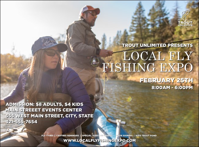TU Drift Board Fishing Flyer Product Front