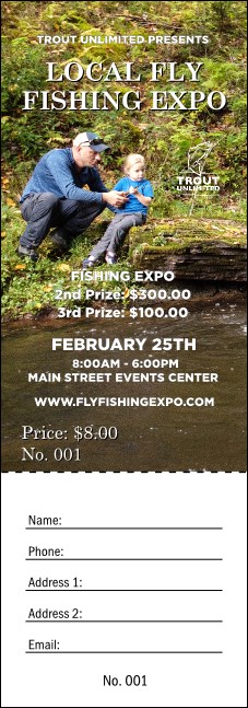 TU Father and Daughter Fishing Raffle Ticket