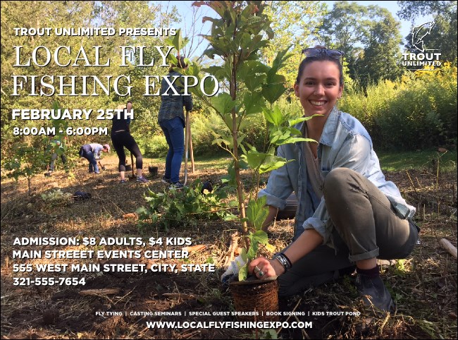 TU Volunteer Tree Planting Flyer Product Front