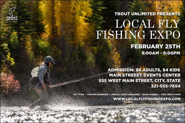 TU Woman Fishing Fall Poster Product Front