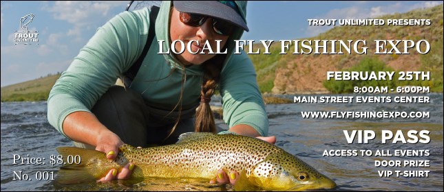 TU Woman Releasing Trout VIP Pass