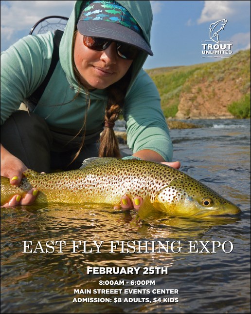TU Woman Releasing Trout Event Image