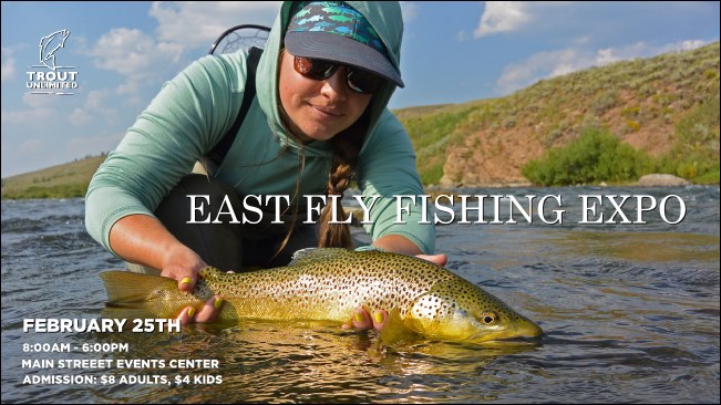 TU Woman Releasing Trout Facebook Event Cover