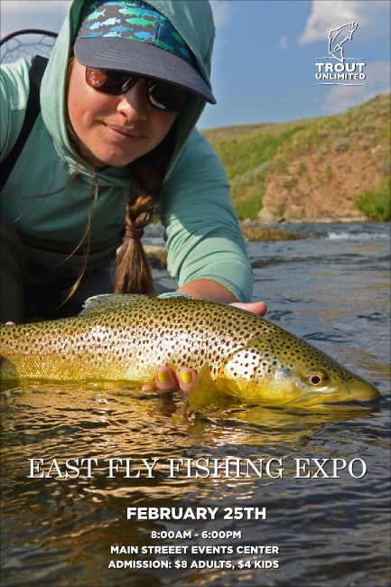 TU Woman Releasing Trout Pinterest Post