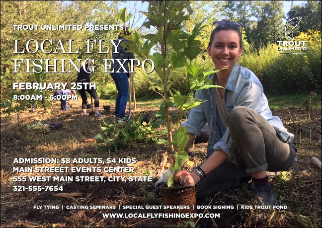 TU Volunteer Tree Planting Postcard