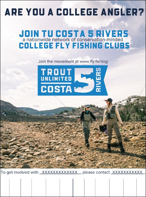 5 Rivers College Angler Flyer