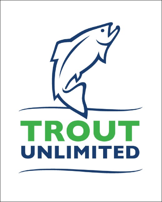 Trout Unlimited Logo Sticker (Medium) Product Front